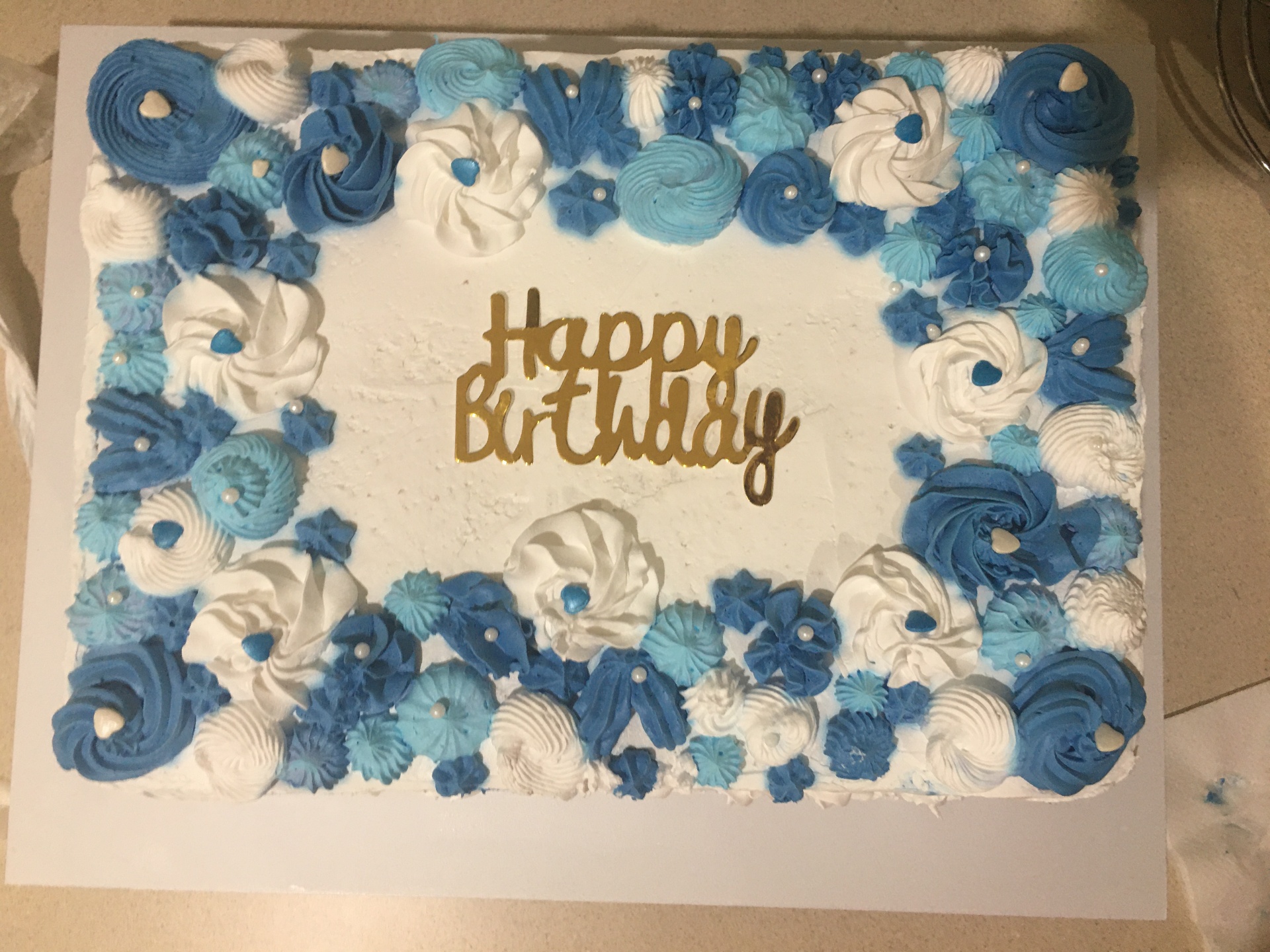 Blue Floret- Jamun Cake