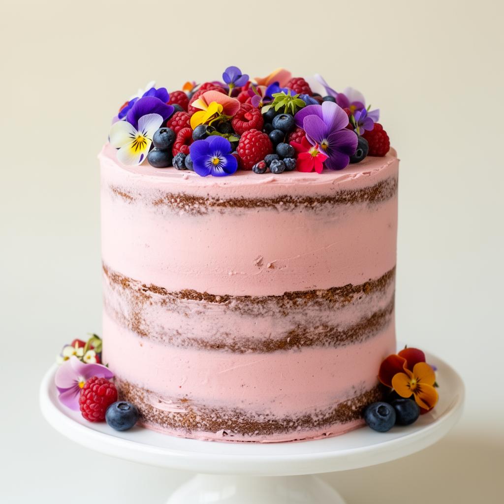 Rustic Naked Cake